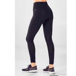 Fabletics Black Cashel Ruched Leggings